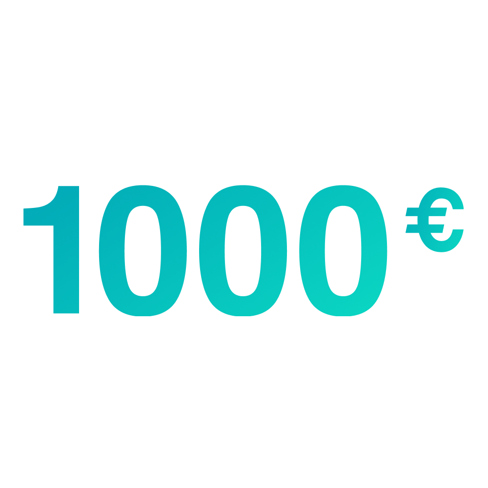 1000 € du m2